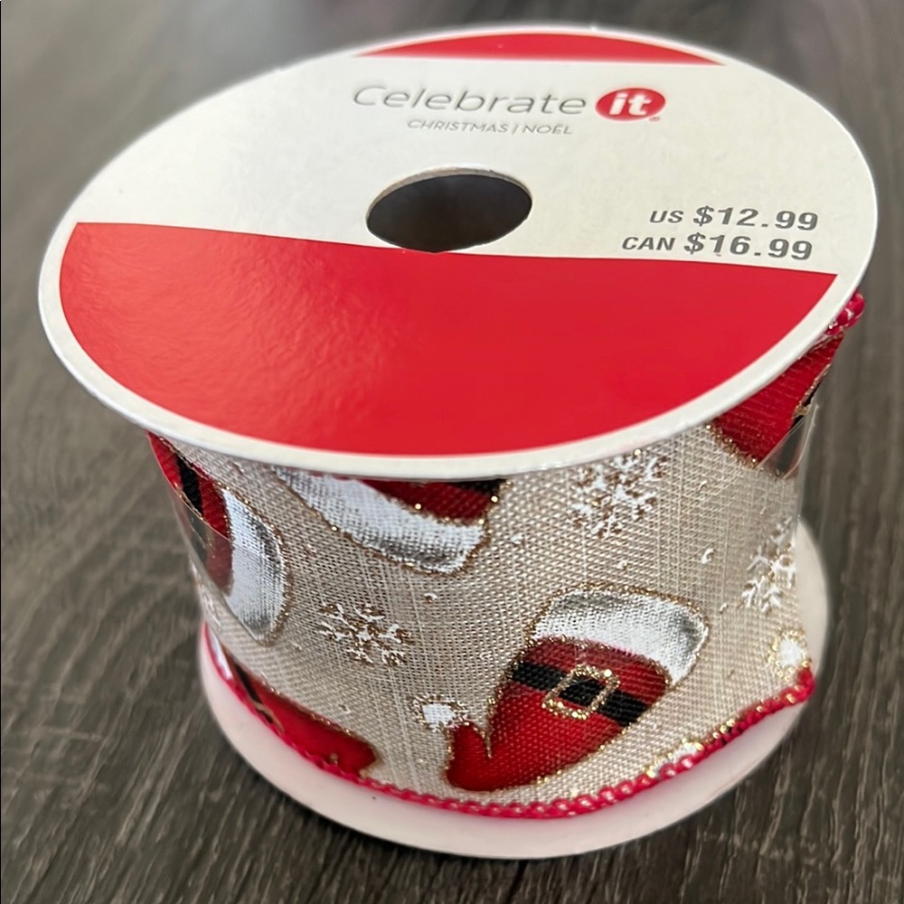 Celebrate It Santa Hat Ribbon